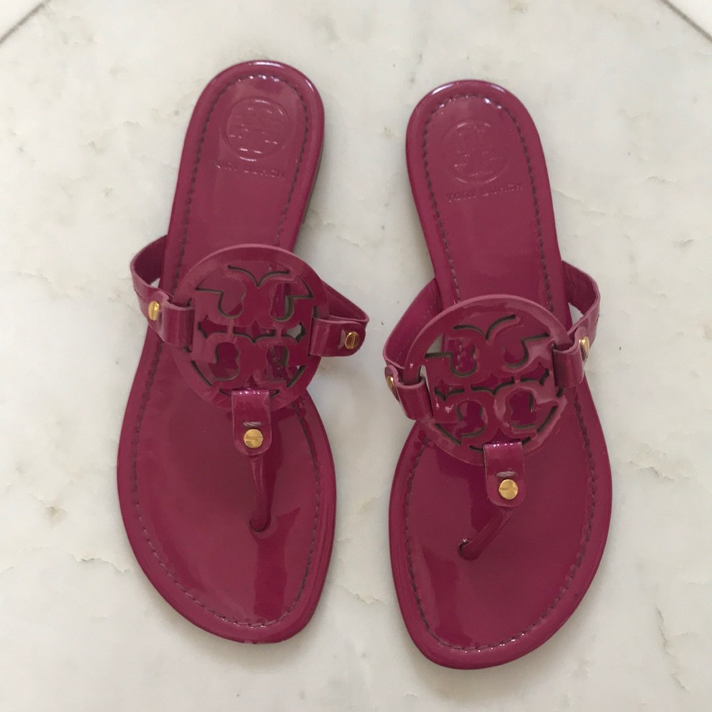 Tory Burch Miller Sandal in Fuschia
